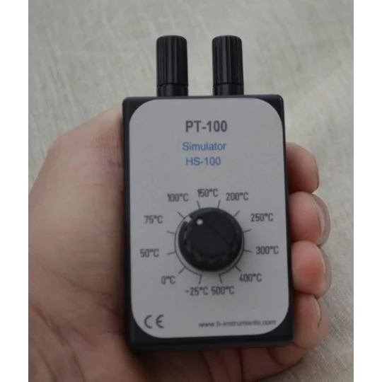 RTD simulator / calibrator & tester in °C or °F PT100 (HS100) or PT1000 (HS1000)
