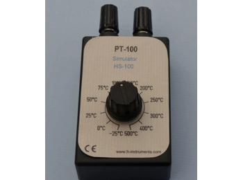 RTD simulator / calibrator & tester in °C or °F PT100 (HS100) or PT1000 (HS1000)