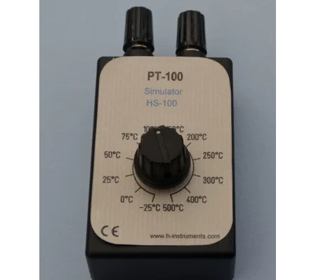 RTD simulator / calibrator & tester in °C or °F PT100 (HS100) or PT1000 (HS1000)