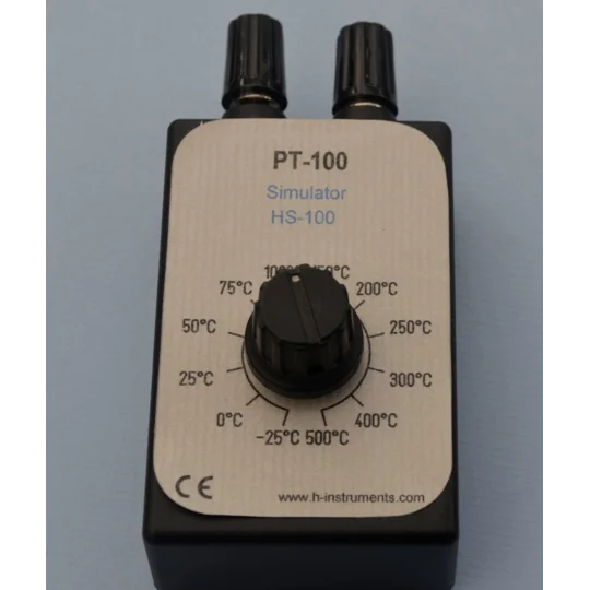 RTD simulator / calibrator & tester in °C or °F PT100 (HS100) or PT1000 (HS1000)