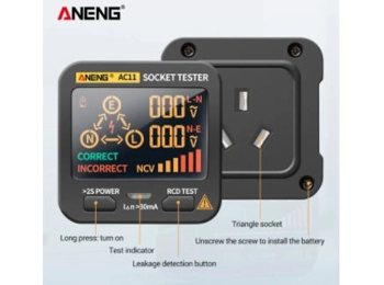 Digital AC11 Socket Tester UK EU US Plug Wiring Detection
