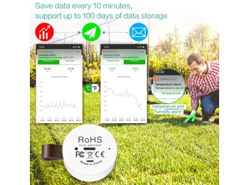 SensorBlue Bluetooth temperature and humidity Data Logger