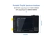 Spectrum analyzer TinySA 2.8" display 100kHz to 960MHz with ESD protection