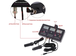 6 in 1 Multi-function Water Quality Monitor pH / RH / EC