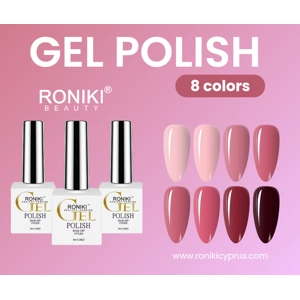 Gel Polish 8ml  (Set 8 colors)