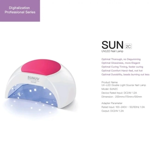 Sun 2C uv led lamp