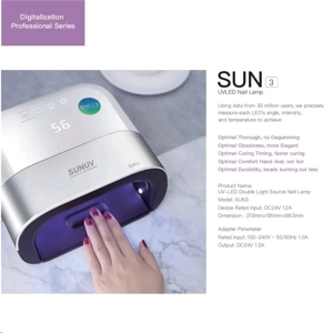 SUN3 2.0 Smart 48W UV LED Lamp