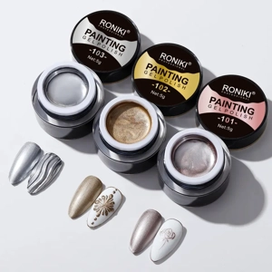 Metal painting gel