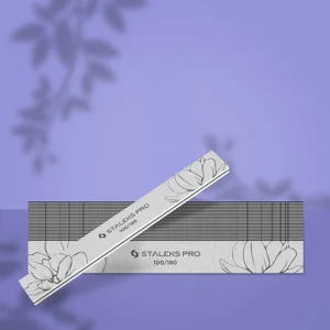 Straight mineral nail file EXPERT 20 100/180 grit (25 pcs)