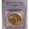 1907 $20 MS65 PCGS Saint Gaudens Double Eagle