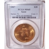 1907 $20 MS65 PCGS Saint Gaudens Double Eagle