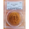1907 $20 MS65 PCGS Saint Gaudens Double Eagle