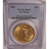 1908 NM $20 MS66 PCGS Saint Gaudens Double Eagle