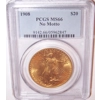1908 NM $20 MS66 PCGS Saint Gaudens Double Eagle