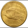 1908-S $20 AU58 PCGS Saint Gaudens Double Eagle