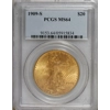 1909-S $20 MS64 PCGS Saint Gaudens Double Eagle