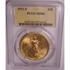 1911-S $20 MS66 PCGS Saint Gaudens Double Eagle - Elite Pedigree!