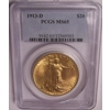 1913-D $20 MS65 PCGS Saint Gaudens Double Eagle