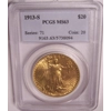 1913-S $20 MS63 PCGS Saint Gaudens Double Eagle