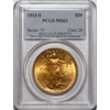 1913-S $20 MS63 PCGS Saint Gaudens Double Eagle