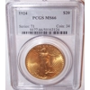 1924 $20 MS66 PCGS Saint Gaudens Double Eagle PCGS