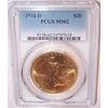 1924-D $20 MS62 PCGS Saint Gaudens Double Eagle PCGS