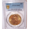 1925-D $20 MS62 PCGS Saint Gaudens Double Eagle PCGS