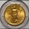 1927-S $20 AU58 PCGS Saint Gaudens Double Eagle CAC