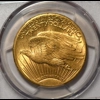 1927-S $20 AU58 PCGS Saint Gaudens Double Eagle CAC