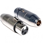 XLR 3 pin female to mini XLR 3 pin male