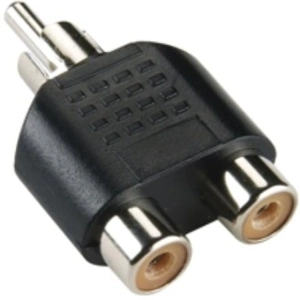 RCA M to Dual RCA F adaptor