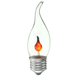 LED flickering flame effect in Candle lamp