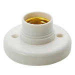 E27 panel flat base lamp socket