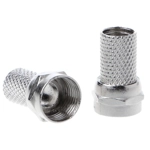 75.5 F Connector plug screw on for RG6 cable