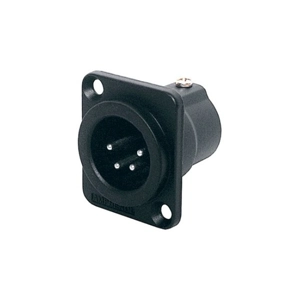 4 pin XLR panel socket M