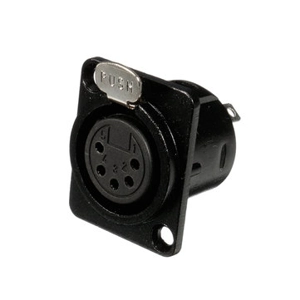 5 pin XLR panel socket F
