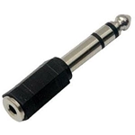 3.5mm stereo socket F to 6.5mm stereo plug M