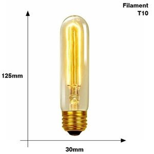 T10 Edison  Filament globe