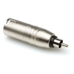 3 Pin XLR M to Single RCA M adaptor