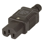 C15 in-line female plug 240v