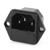 IEC C14 panel socket with fuse