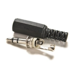 3.5mm stereo plug - black plastic