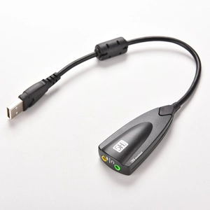 USB to 5H V2 soundcard phone adaptor