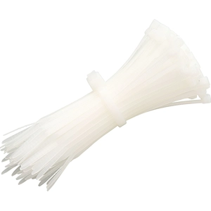 Cable ties, 380mm x 5mm 100 pieces, white