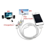 USB Dock connector to TV RCA video component