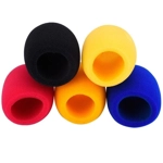 Coloured foam microphone windshield