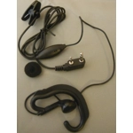 Two-way radio ear piece and microphone