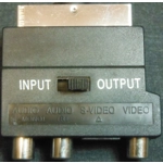 SCART to RCA and S-Video adaptor bi-directional