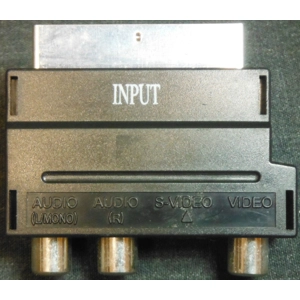 SCART to RCA and S-Video adaptor