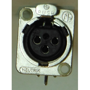 Neutrik NC3FDH XLR 3 pin female PCB mount